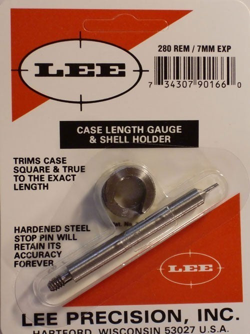 LEE GAUGE/HOLDER 7MM EXPS/280 REM