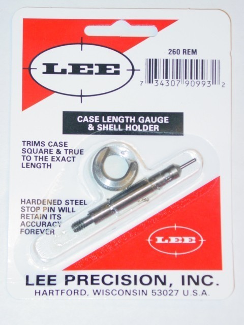 LEE GAUGE/HOLDER 260 REM