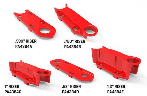LEEP MOLDED PARTS RISERS