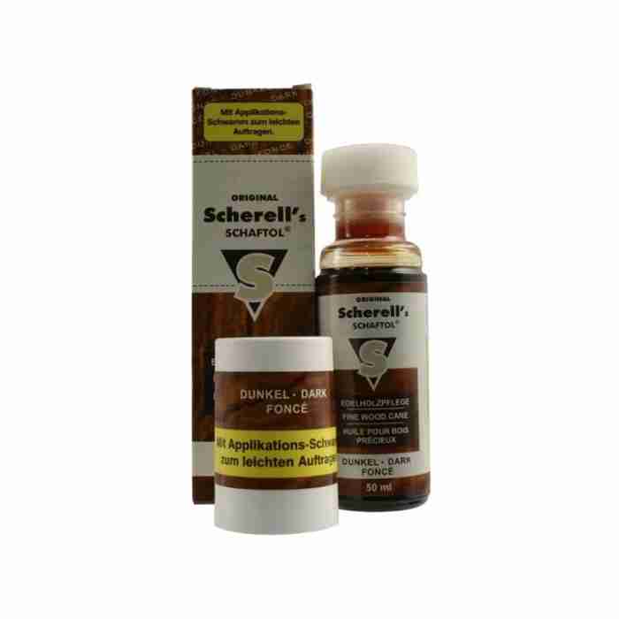 Ballistol Klever Oil: SCHAFTOL 50ML EXTRA DARK (EXTRA DUNKEL)