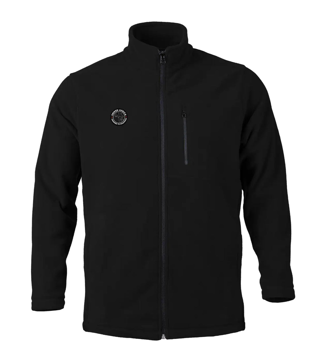 EDW Fleece Zipper Top - Black
