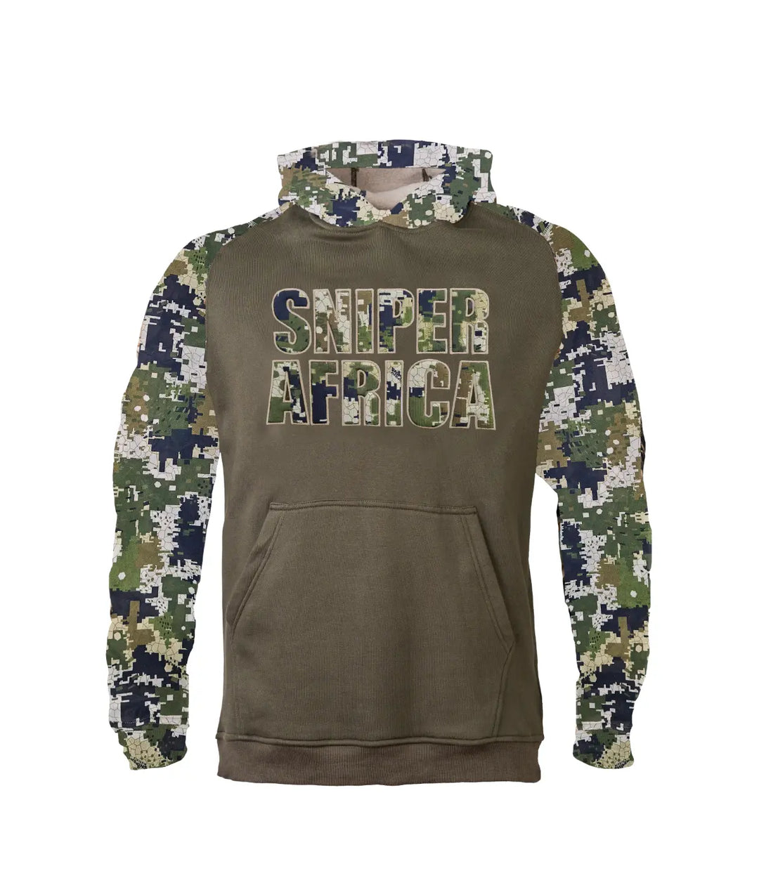 Jakkals Hoody - 3D/Olive/Pix-Olive/3D-Olive