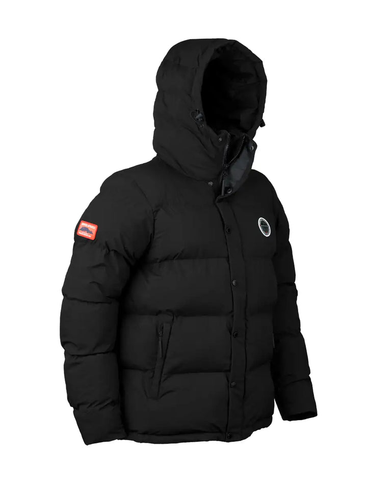 Adventure Puffer Jacket - Black/Olive