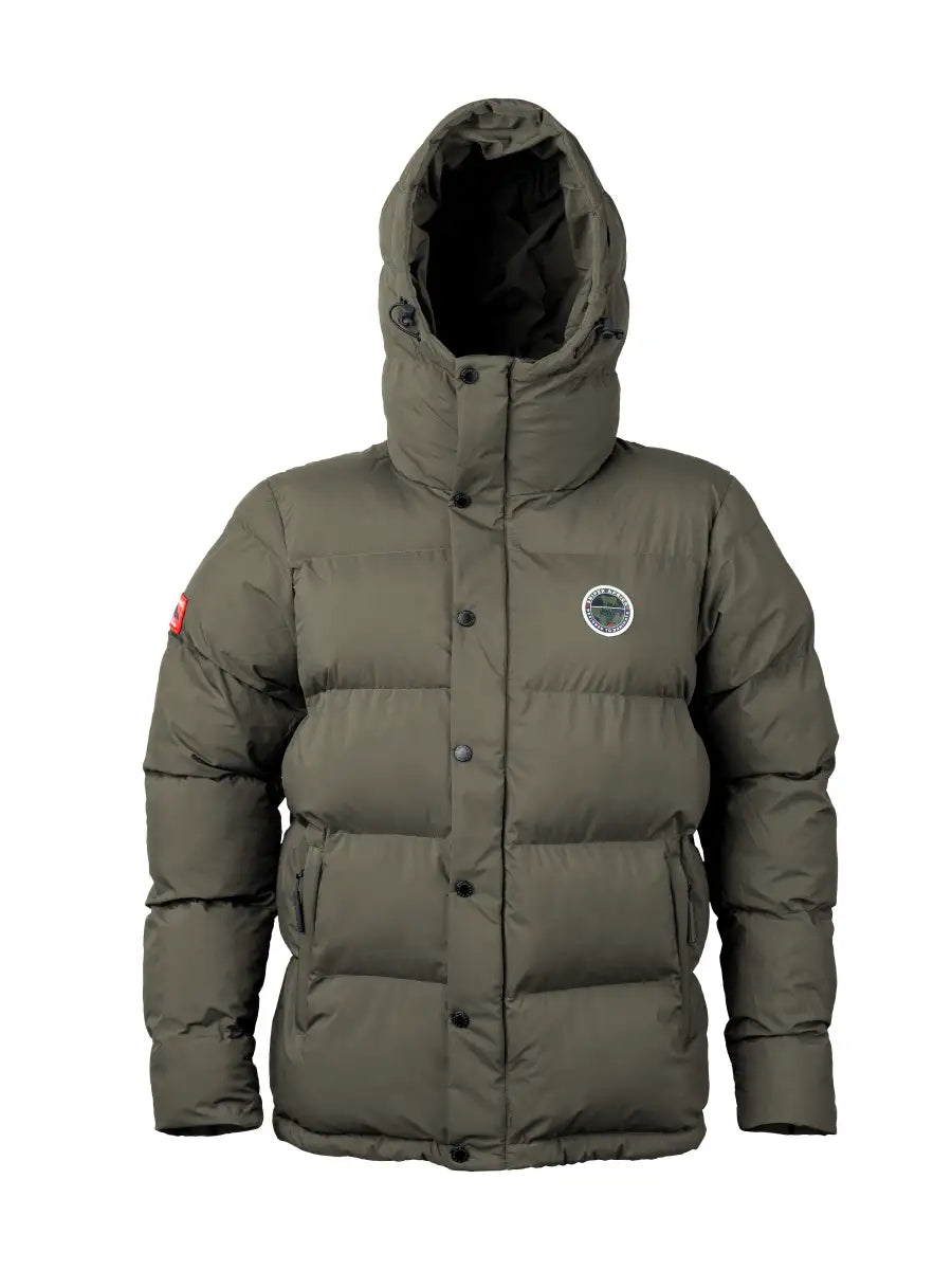 Adventure Puffer Jacket - Black/Olive