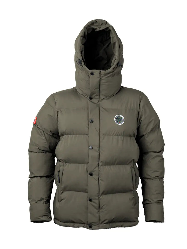 Adventure Puffer Jacket - Black/Olive