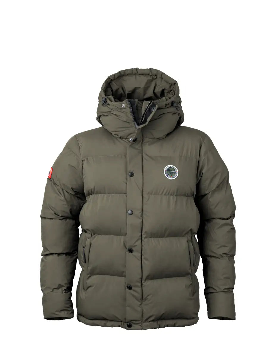 Adventure Puffer Jacket - Black/Olive