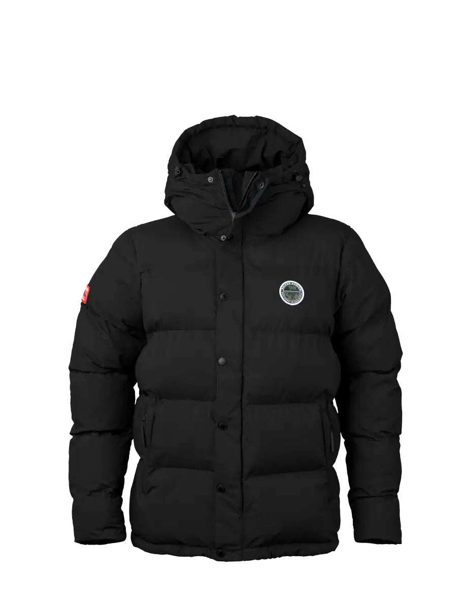 Adventure Puffer Jacket - Black/Olive