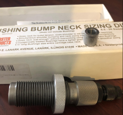 Powder Measure FORSTER 6,5 X 55 SWEDE BUSHING BUMP NECK SIZING