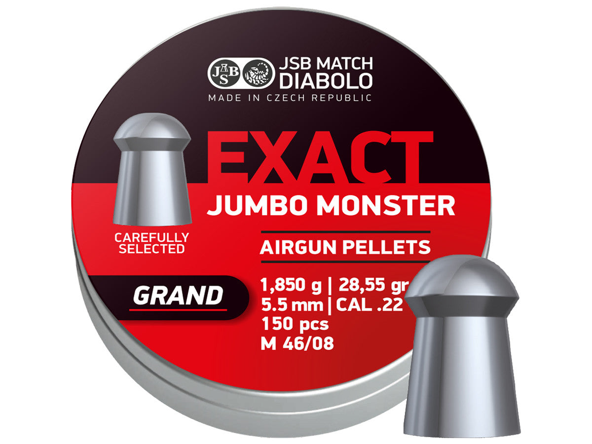 Spring Airguns 5.52MM JSB JUMBO EXACT MONSTER (150) 28.55GR GRAND