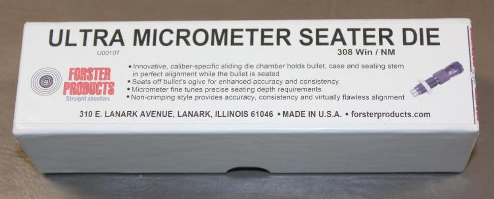 Powder Measure FORSTER 308 NECK SIZING DIE