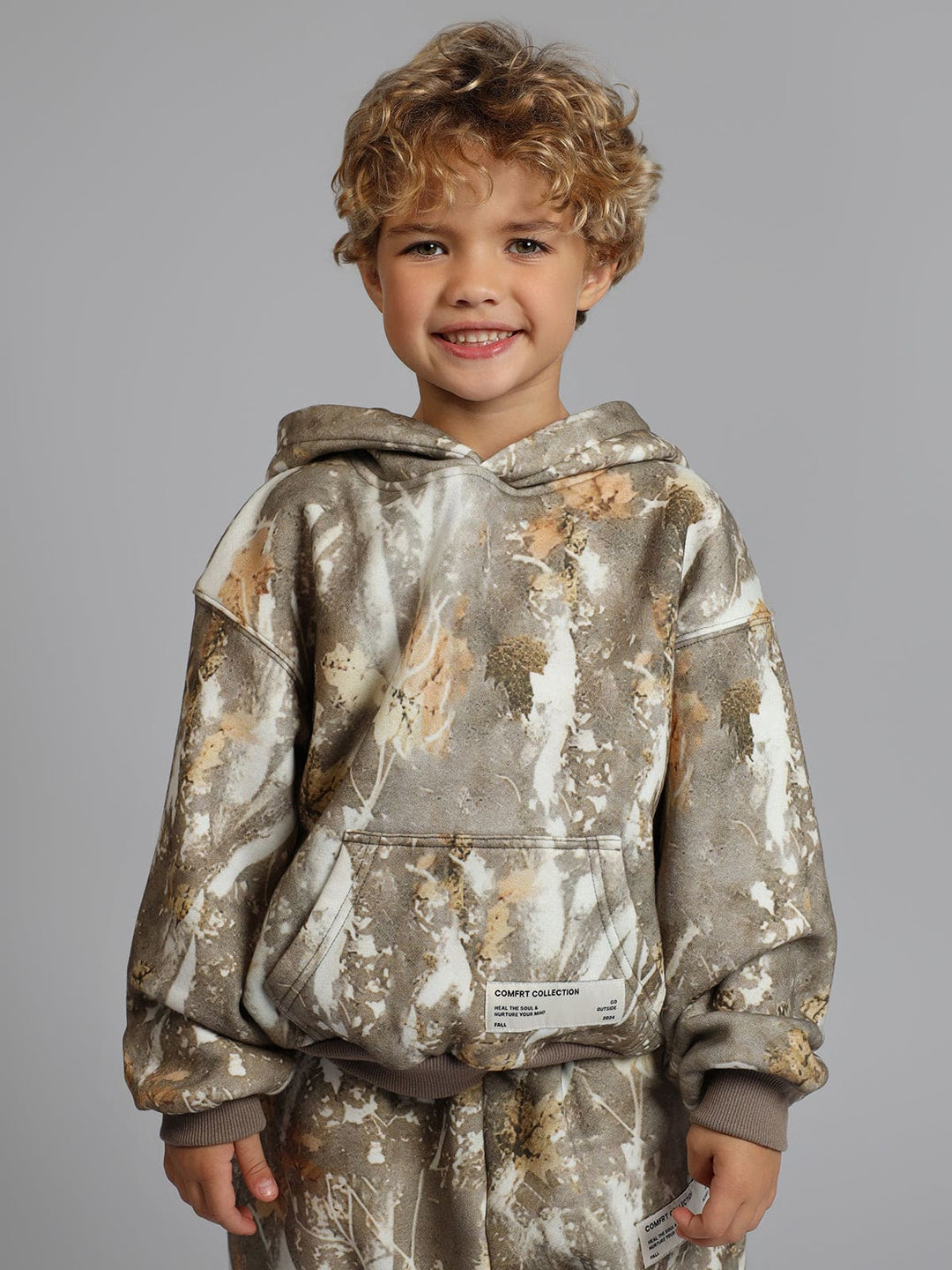 Biomorph Clothing BIOMORPH KIDS CAMO L/WEIGHT HOODIE 12-13