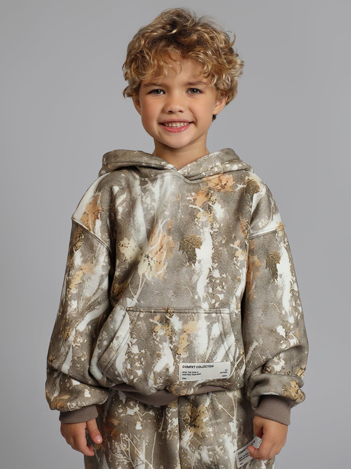 Biomorph Clothing BIOMORPH KIDS CAMO L/WEIGHT HOODIE 12-13