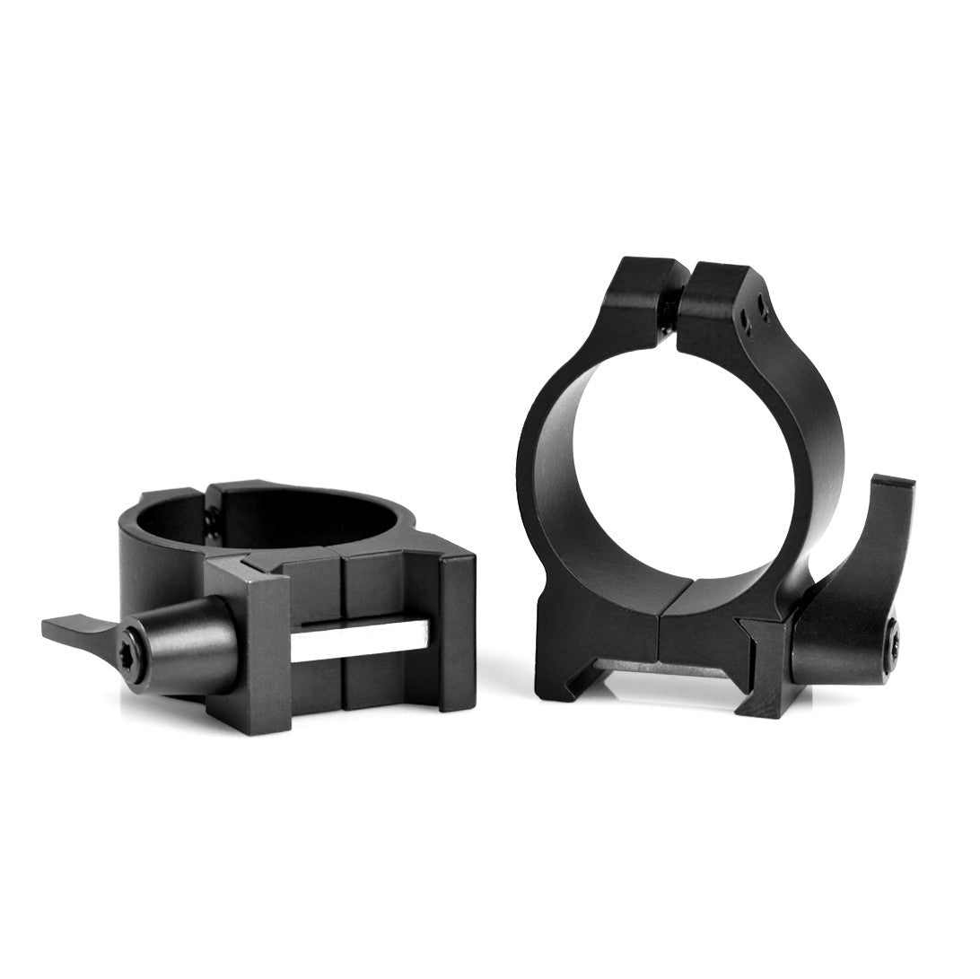 Warne RINGS 30MM LOW WEAVER QD MATTE