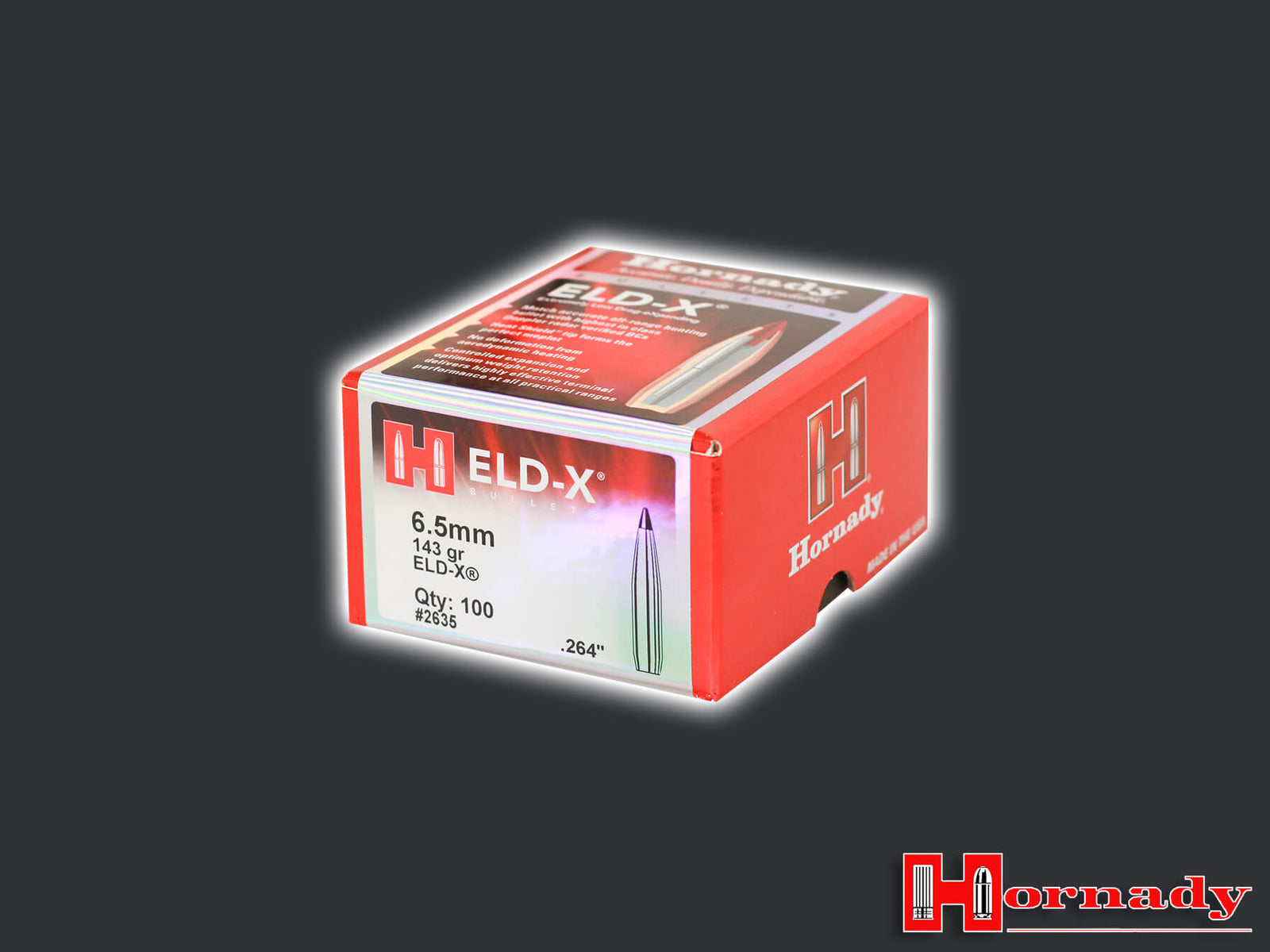 Hornady P 6.5MM 143GR HORNADY ELD-X (100)