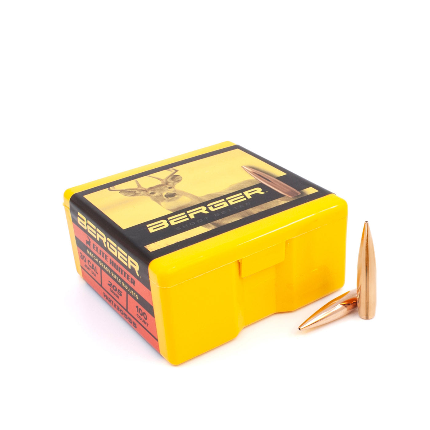 BERGER 30 CAL 205 GR ELITE HUNTER (100)