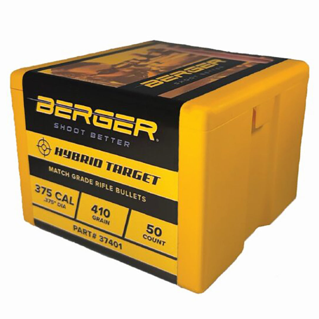 BERGER .375 CAL 410 GR HYBRID TARGET (50)