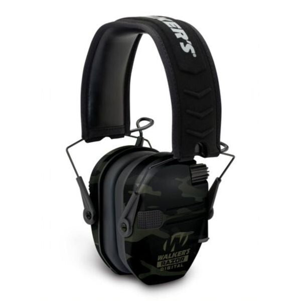 Walker'S RAZOR PRO DIGITAL LOW PROFILE MUFFS GREY CAMO 23DB
