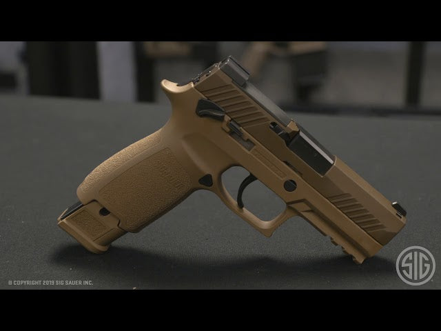 P320 M18 9MM 3.9IN COYOTE SIGLITE MANUAL SAFE