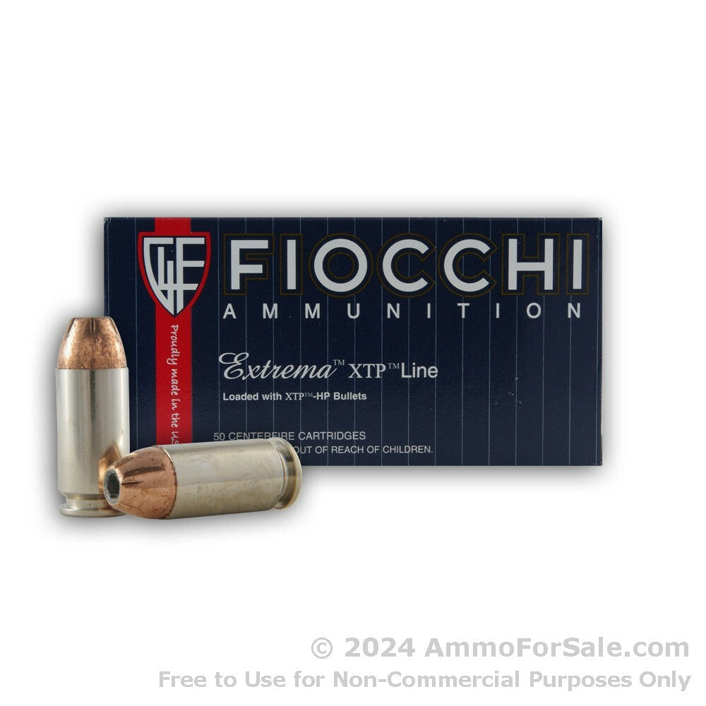 Fiocchi AMMO 40 S&W 170GR FIOCCHI FMJ TC (50)