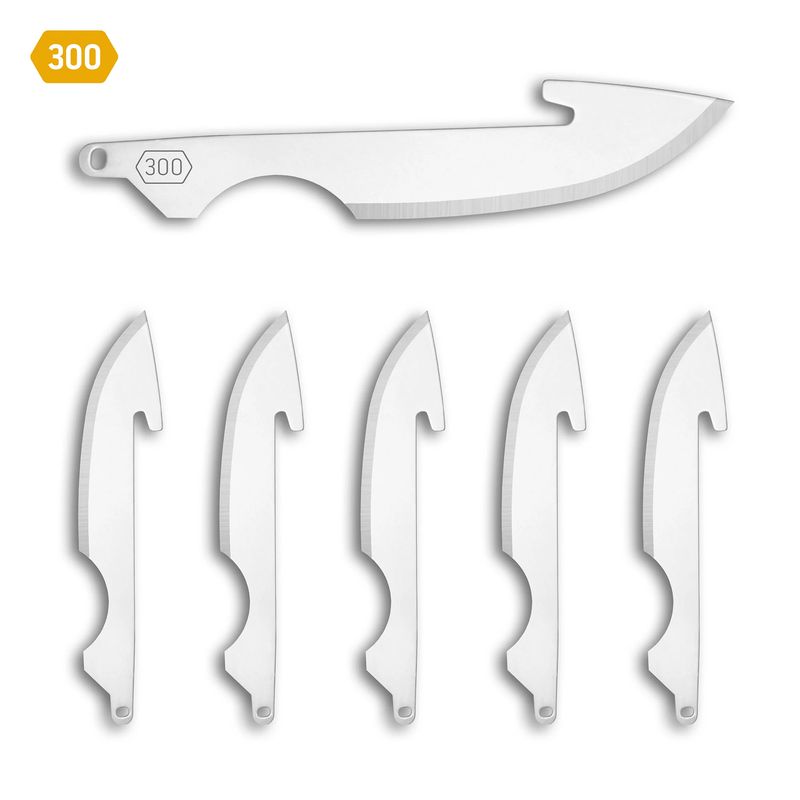 OUTDOOR EDGE 3" CAPING BLADES SILVER 6PK (3,0'')