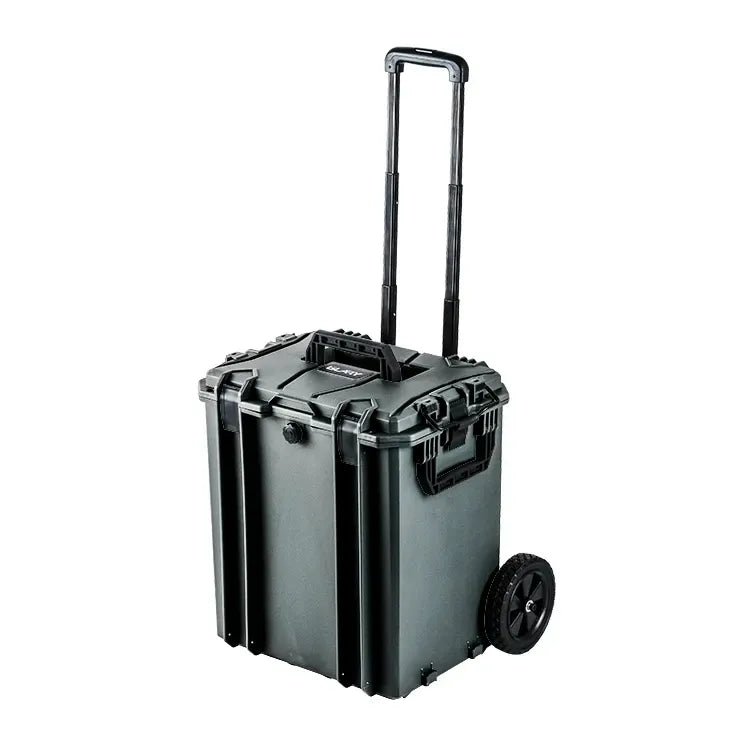 Glary Case GLARY DELUX STORAGE CASE BLACK WITH WHEELS AND HANDLE 460X295X410