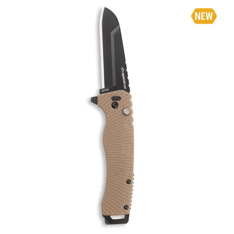 OUTDOOR EDGE XD1 MULTI FUNCTION CARRY KNIFE CUT-SAW-SCRAPE-PRY-SCREW BLACK BL...