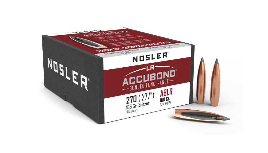 Nosler P 270 165GR NOSLER ACCUBOND LONG RANGE (100)