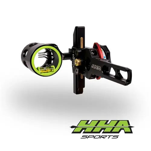 HHA NYTRX X3 3-pin Sight – Green/Red (Bridge-lock, .010, Black, Right Handed)