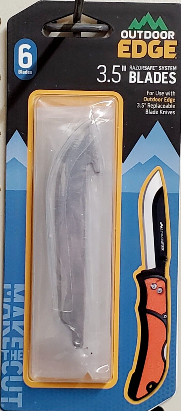 OUTDOOR EDGE 2,5" UTILITY BLADES SILVER 6PK (250)