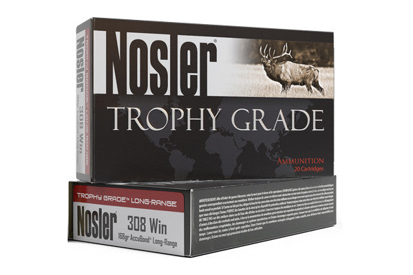 Nosler AMMO 308 WIN 168GR TG NOSLER ACCUBOND LR (20)