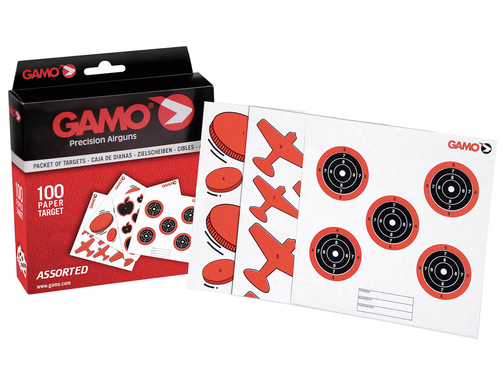 Gamo Target Assorted Pack (100)