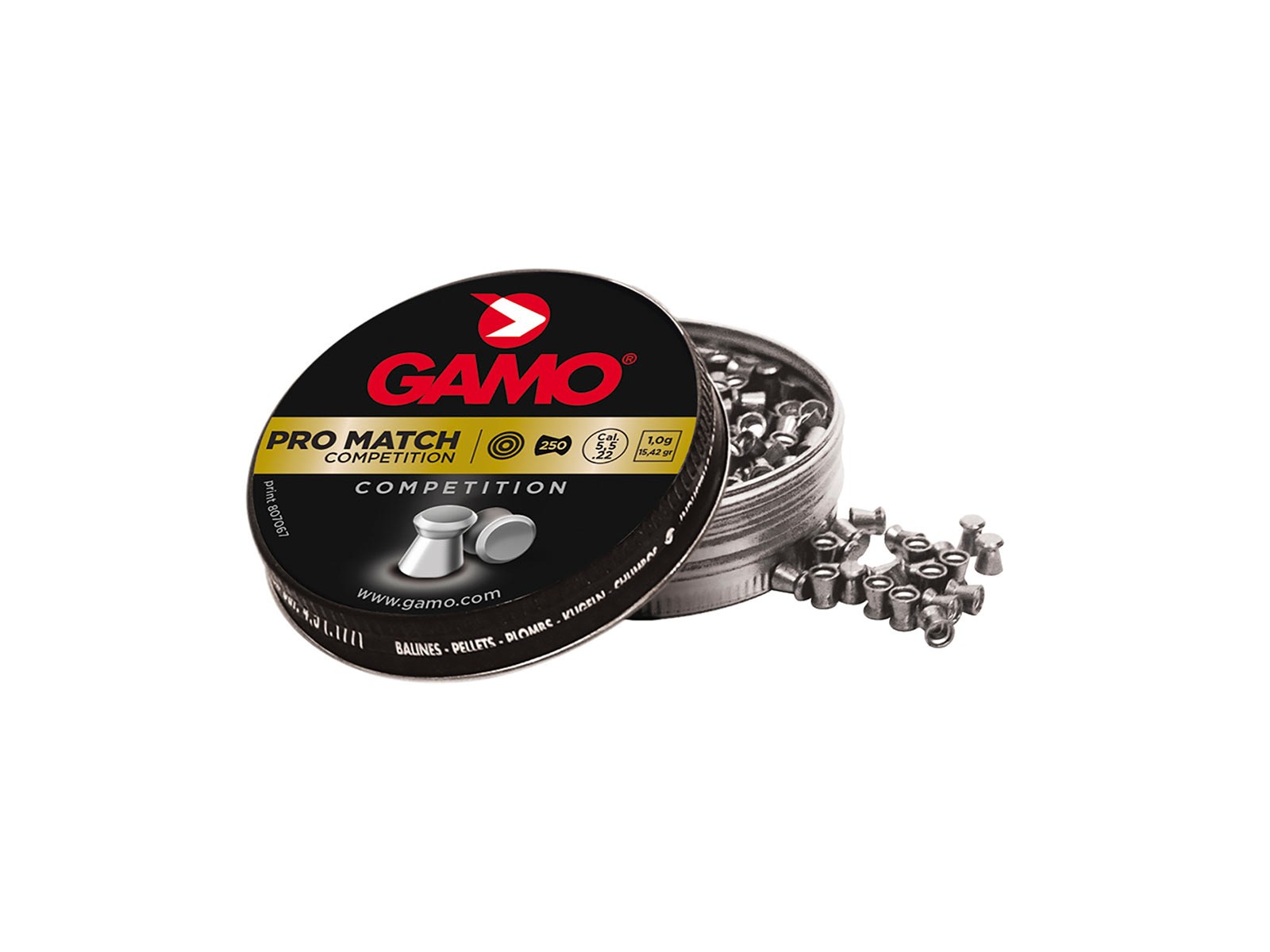 Gamo Pro-Match 5.5mm Pellets (250)