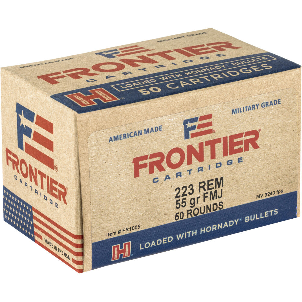 Hornady AMMO 223 REM 55GR HORNADY FRONTIER FMJ (20)
