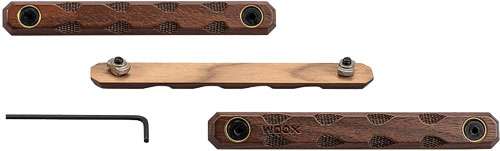 Woox Chassis M-LOK + KEYMOD RAIL COVERS WALNUT SET 3 PCS