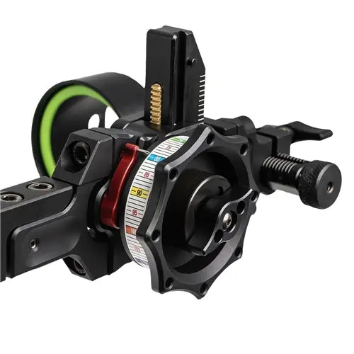 HHA NYTRX X3 3-pin Sight – Green/Red (Bridge-lock, .010, Black, Right Handed)