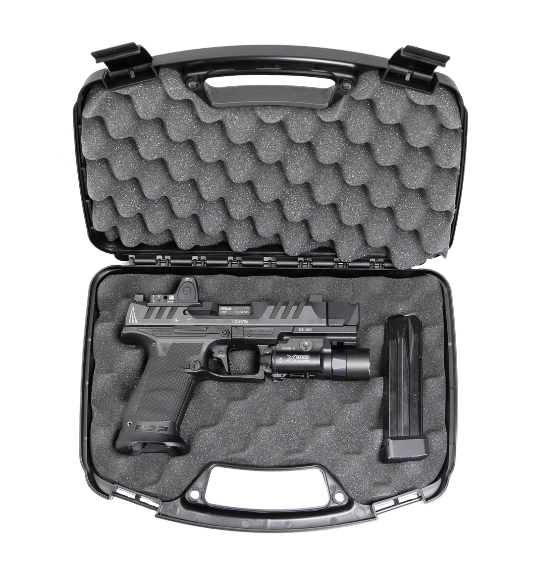 MTM Handgun Case 1 Gun Up To 6" Black