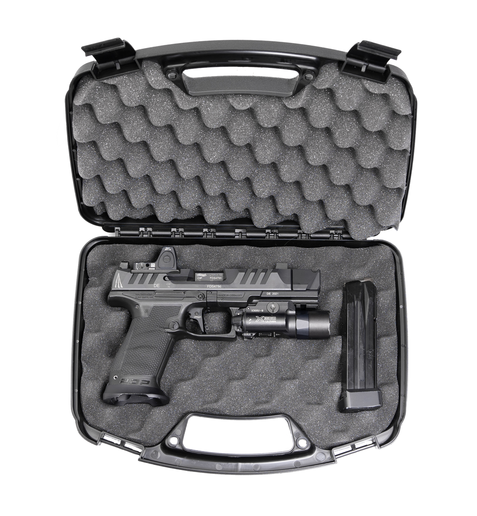 MTM Handgun Case 1 Gun Up To 6" Black