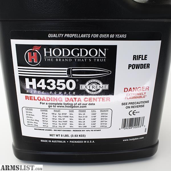 Hodgdon POWDER ACCURATE 4350 1 LB BOTTLE