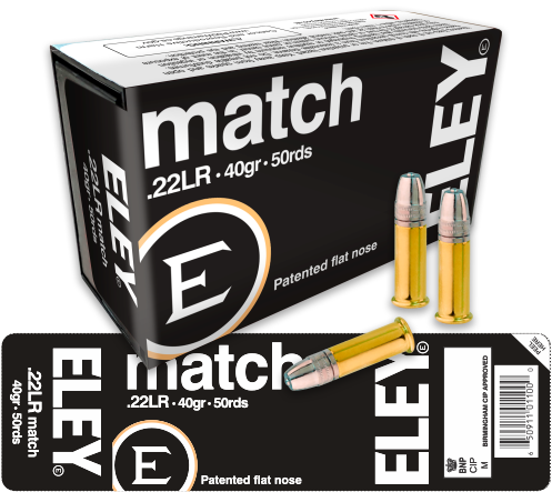 Eley Rimfire Ammo .22LR MATCH STANDARD VELOCITY PER 50