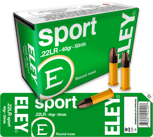 Eley Rimfire Ammo .22LR SPORT STANDARD VELOCITY PER 50