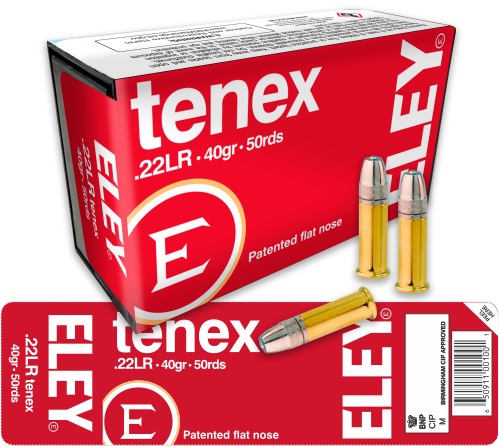 Eley Rimfire Ammo .22LR TENEX STANDARD VELOCITY PER 50