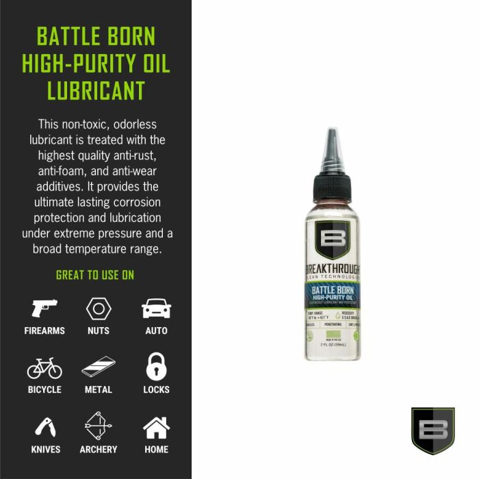 Breakthrough BATTLE BORN HIGH PURITY OIL 2 OZ BOTTLE