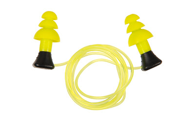 Allen SILICONE EAR PLUGS TETHERED YELLOW 3 PAIRS