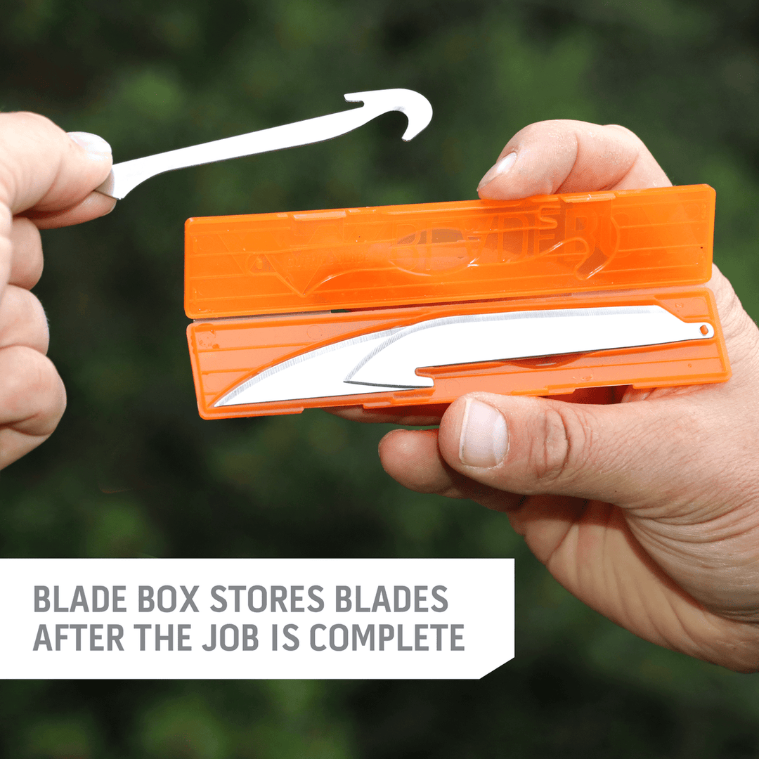 OUTDOOR EDGE RAZOR SAFE COMBO BLADE SET SILVER 6PK (3,5&