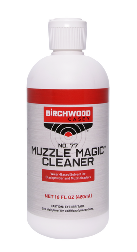 Birchwood Casey MUZZLE MAGIC NO. 77 CLEANER, 16 FL. OZ. BOTTLE