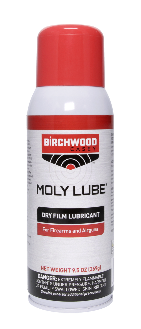Birchwood Casey MOLY LUBE DRY FILM FIREARM LUBRICANT, 9.5 FL. OZ. AEROSOL