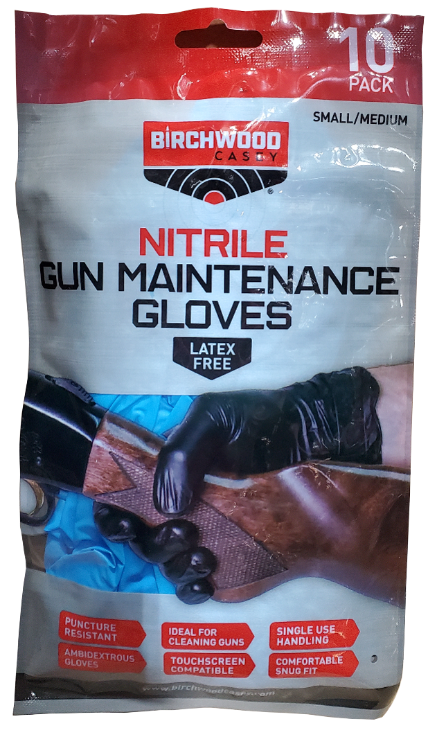 Birchwood Casey LARGE/XL NITRILE GLOVES 10PCS