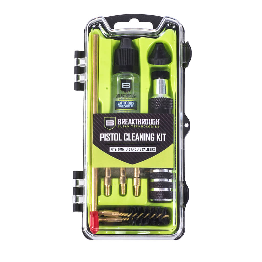 Breakthrough VISION SERIES HARD CASE PISTOL CLEANING KIT .38/.40/.45CAL