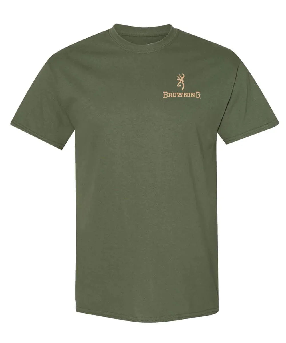 Browning Clothi BROWNING SHIRT TEAMSPIRIT MILITARY GREEN, XL