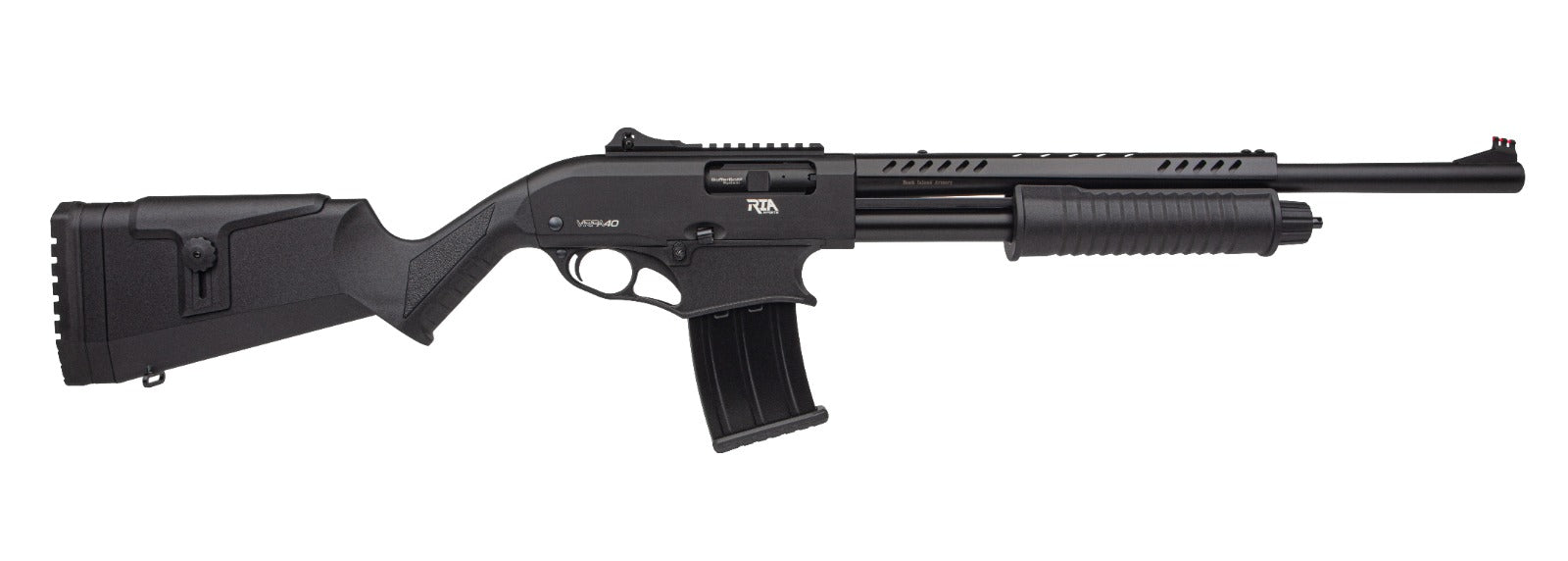 Derya Arms DERYA 12GA CARINA PUMP ACTION MAG FED 20'' 2,5,10RD MAG CODE CVX-101 BLACK